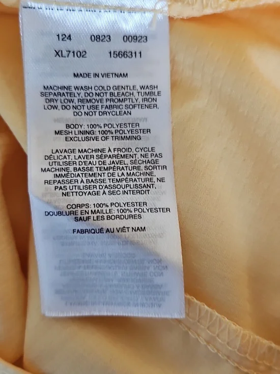 Columbia Sportswear Women's Tamiami II Short Sleeve Shirt Yellow Size XL - Picture 6 of 7